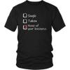 Single, Taken or None of Your Business! Unisex T-Shirt - Multiple Colors