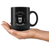 Powered by Caffeine Black 11oz Mug