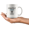 Heavily Meditated White 11oz Mug