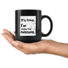 I'm Really This Awesome Black 11oz Mug