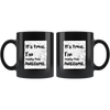I'm Really This Awesome Black 11oz Mug