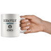Heavily Meditated White 11oz Mug