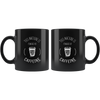 Powered by Caffeine Black 11oz Mug